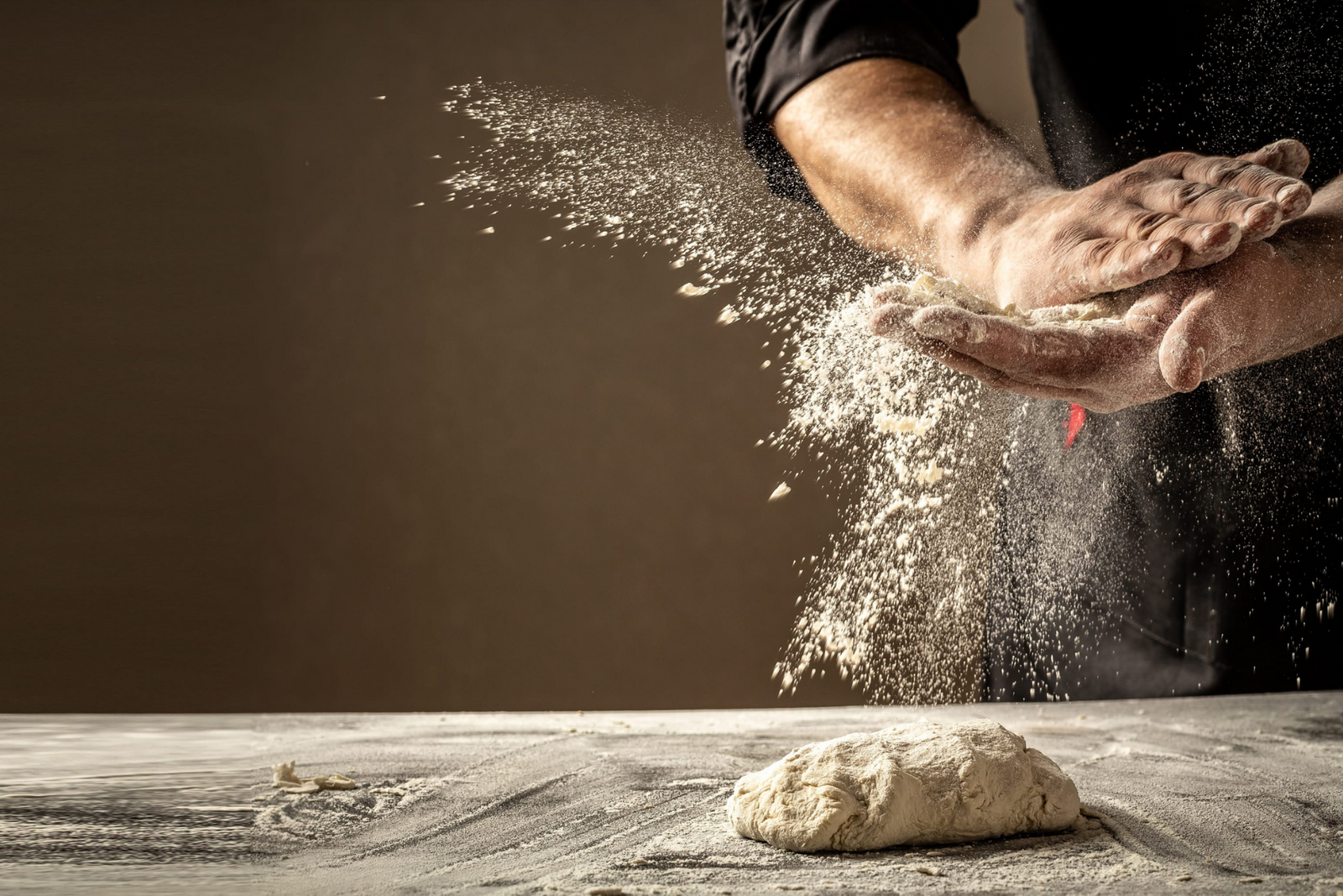 work with flour