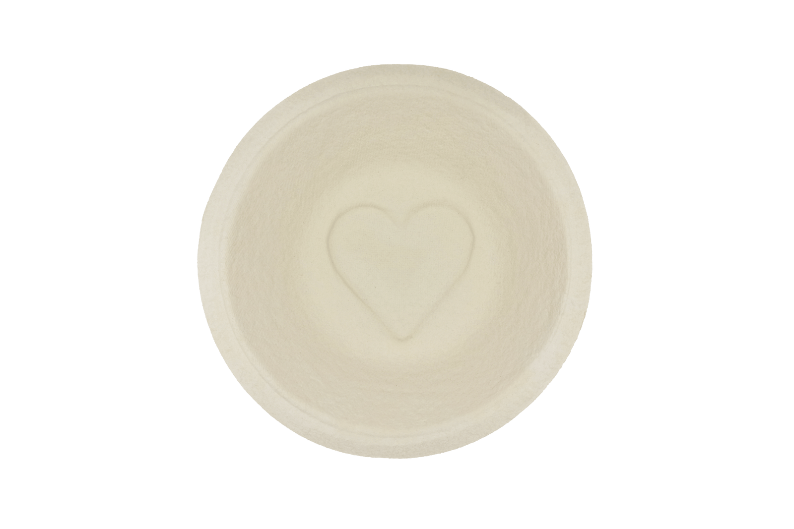 Heart Pattern Round Wood Pulp Proofing Basket